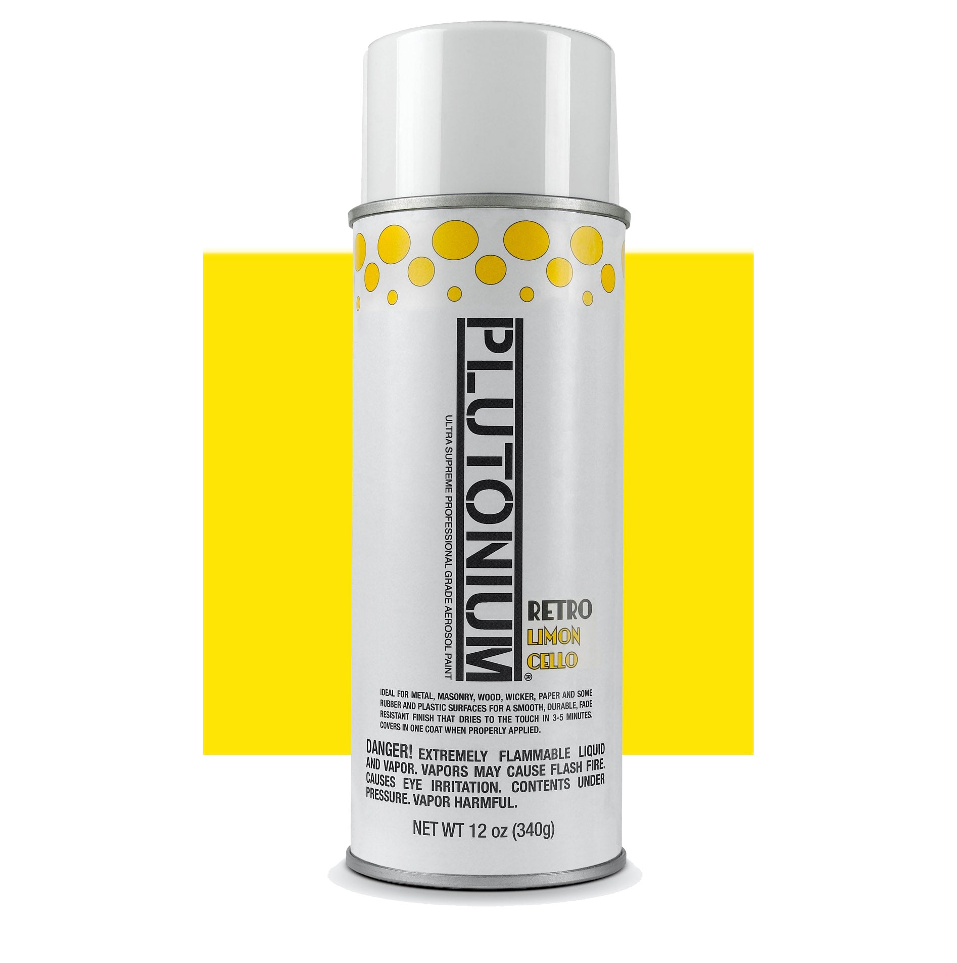 Plutonium Retro Limon Cello Spray Paint