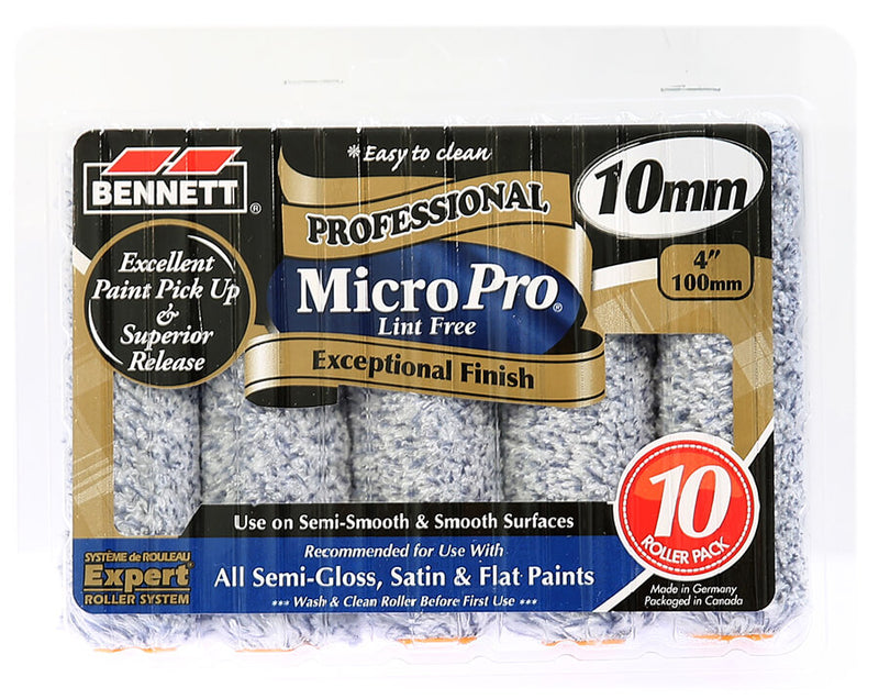 Bennett 10pk 10mm Mini Micro Pro Roller Refills