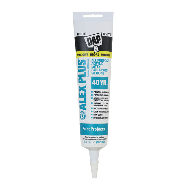 Dap White 162ml Alex Plus Caulk